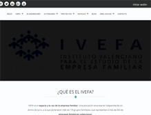 Tablet Screenshot of ivefa.com